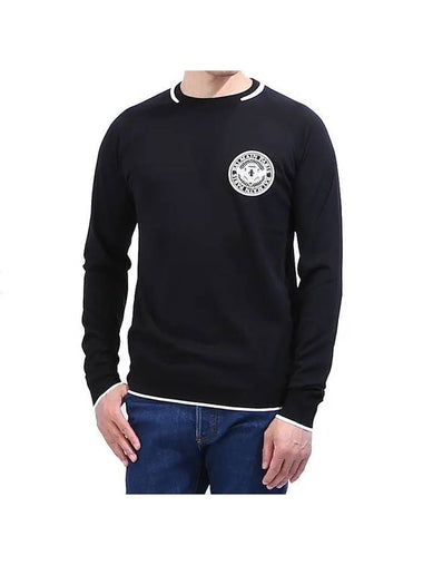 Embroidered Logo Knit Top Black - BALMAIN - BALAAN 1