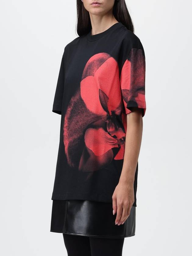 T-shirt Alexander McQueen in cotone con stampa - ALEXANDER MCQUEEN - BALAAN 4