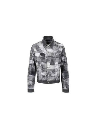 Brno patchwork print jacket awa563m BLACK - ANDERSSON BELL - BALAAN 2