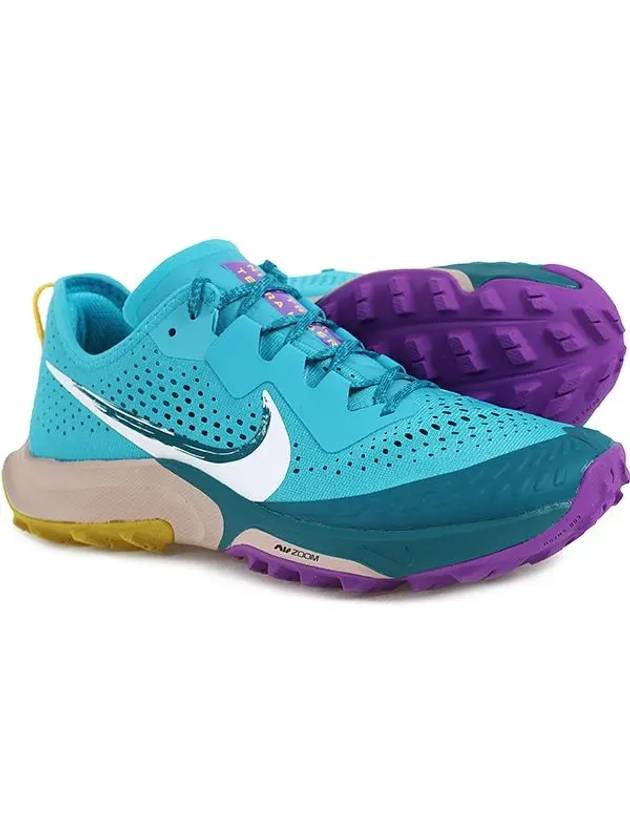 Air Zoom Terra Kiger 7 Low Top Sneakers Turquoise Blue - NIKE - BALAAN 3