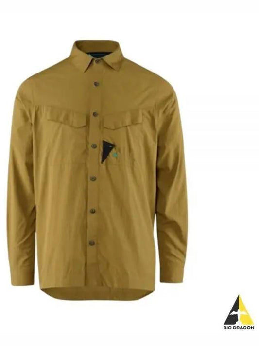 New LS Shirt Men Juniper Green 10371 547 - KLATTERMUSEN - BALAAN 2