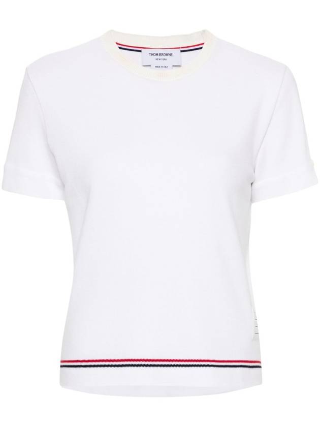 Thom Browne T-shirts and Polos White - THOM BROWNE - BALAAN 1