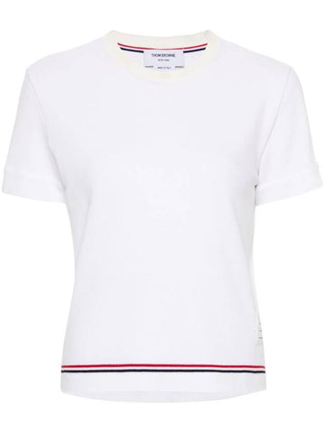 Thom Browne T-shirts and Polos White - THOM BROWNE - BALAAN 1