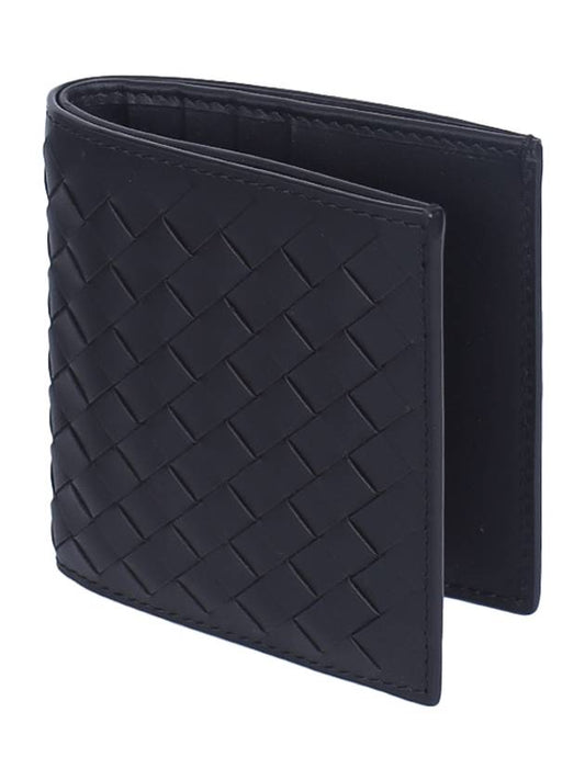 Men s Intrecciato Half Wallet Black 222338 V47W1 1000 - BOTTEGA VENETA - BALAAN 2