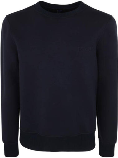 Lettering Logo Sweatshirt Navy - KITON - BALAAN 1