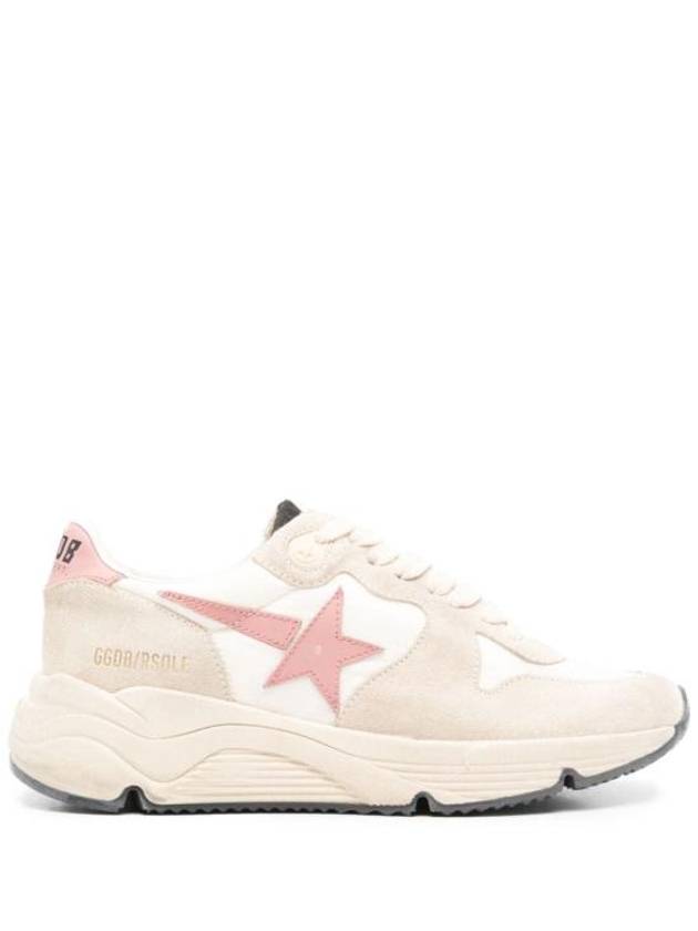 Running Sole Suede Low Top Sneakers Cream - GOLDEN GOOSE - BALAAN 1