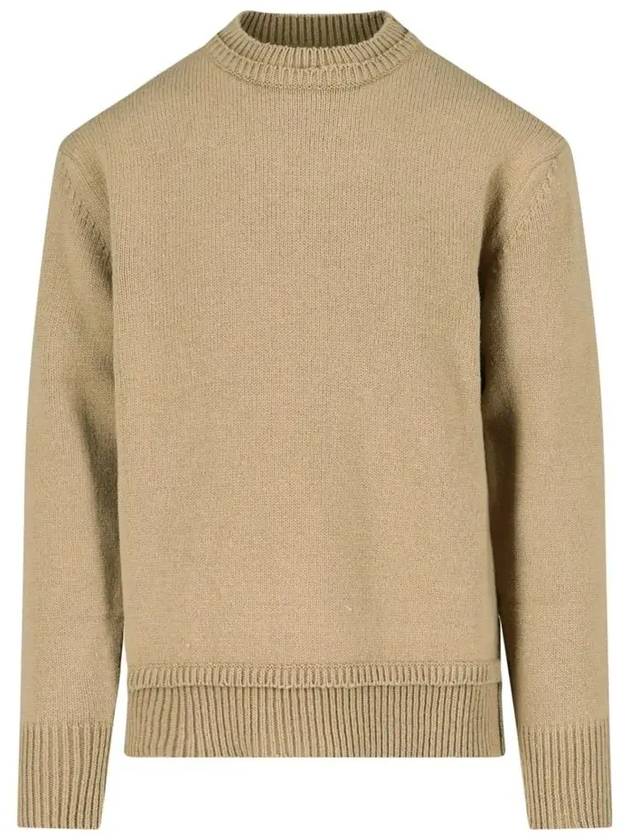 Back Stitch Elbow Patch Knit Top Beige - MAISON MARGIELA - BALAAN 2