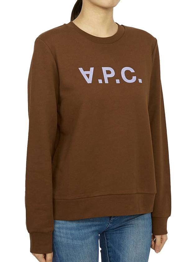 VPC Logo Sweatshirt Brown - A.P.C. - BALAAN 6