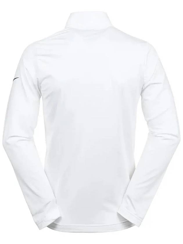 Golf Dri Fit Victory Half Zip Long Sleeve T-Shirt White - NIKE - BALAAN 3