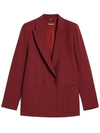 Matasa Blazer Jacket Wine 60460929 027 - MAX MARA - BALAAN 2