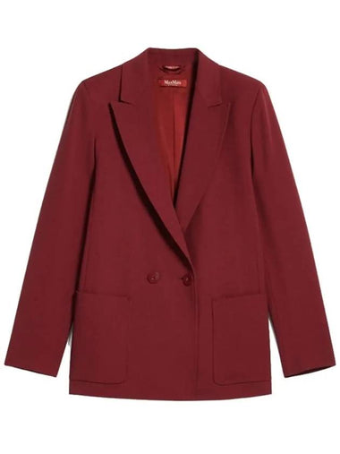 Matasa Blazer Jacket Wine 60460929 027 - MAX MARA - BALAAN 1