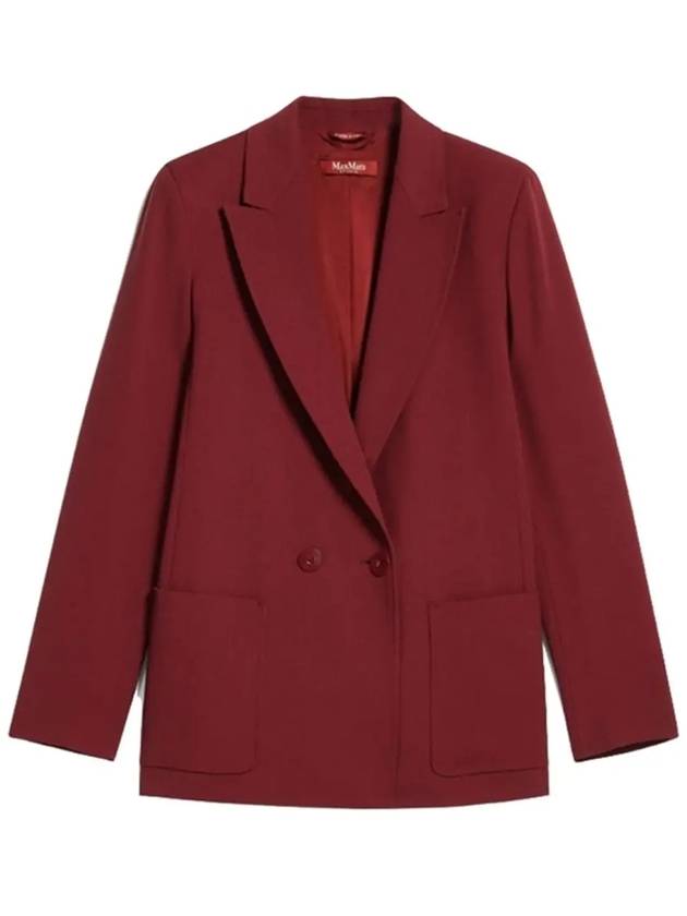 Matasa Blazer Jacket Wine 60460929 027 - MAX MARA - BALAAN 1