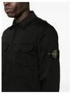 Two-pocket Overshirt Zip-up Jacket Black - STONE ISLAND - BALAAN 6