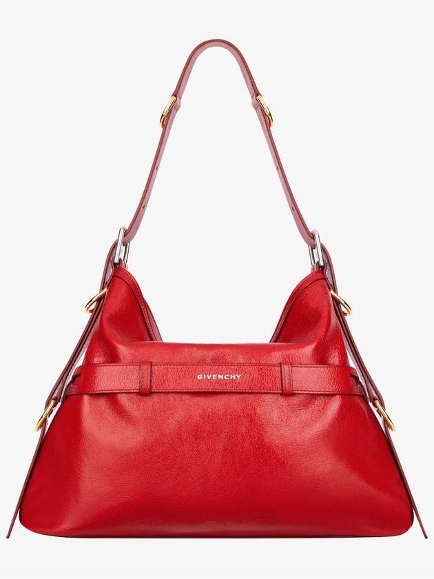 Boilu Multi Buckle Medium Shoulder Bag Red - GIVENCHY - BALAAN 4