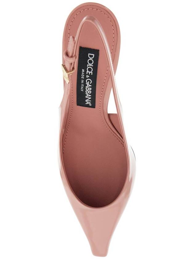 pink patent leather stiletto slingback - DOLCE&GABBANA - BALAAN 2