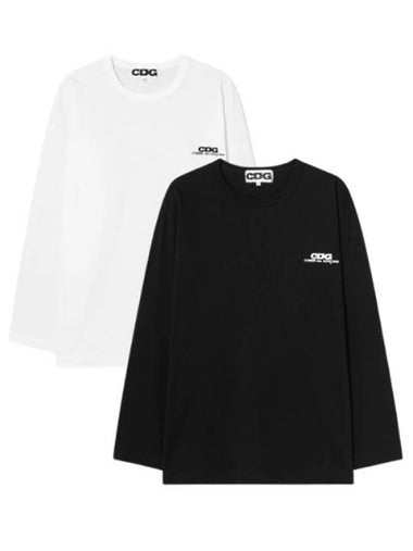 CDG Small Logo Oversized Long Sleeve T Shirt SZT0610511 - COMME DES GARCONS - BALAAN 1