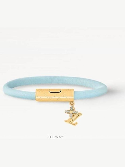 LV Push Bracelet Gold Turquoise - LOUIS VUITTON - BALAAN 2