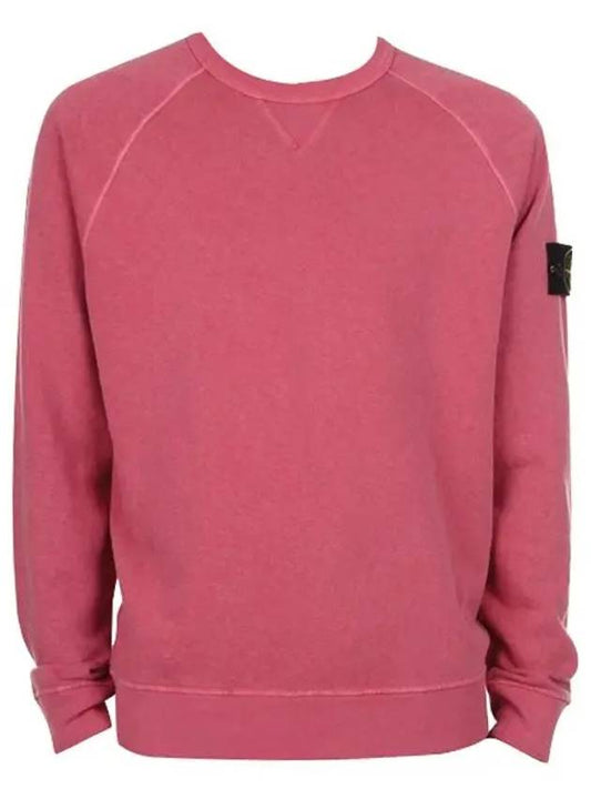 OLD Treatment Waffen Patch Crew Neck Sweatshirt Pink - STONE ISLAND - BALAAN 2