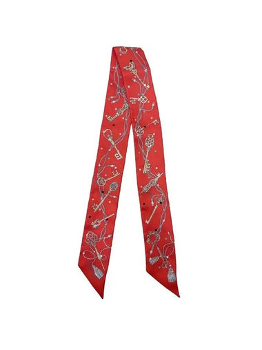 Les Cles A Pois Twilly Scarf Grenadine - HERMES - BALAAN 1