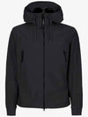 Shell R Goggle Hooded Jacket Black - CP COMPANY - BALAAN 2