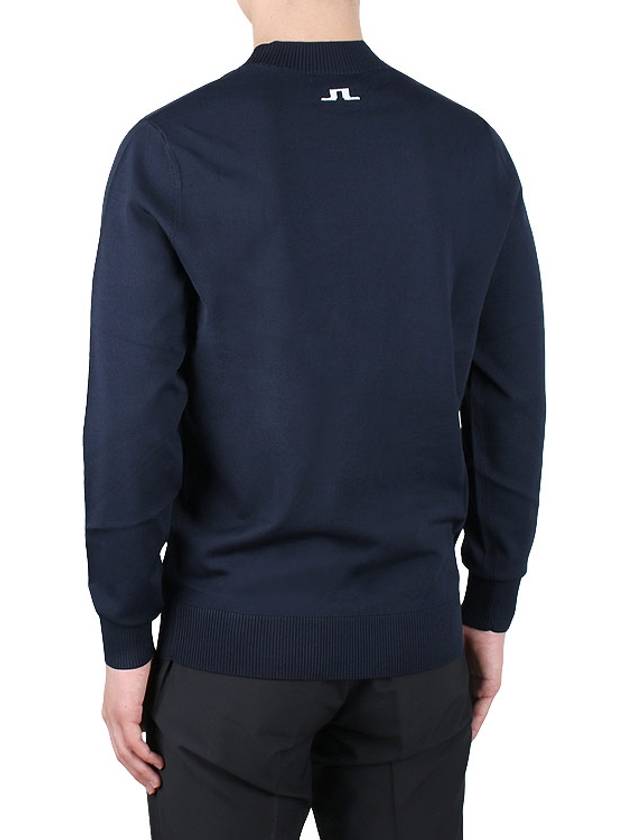 Gus Logo Regular Fit Knit Top Navy - J.LINDEBERG - BALAAN 5