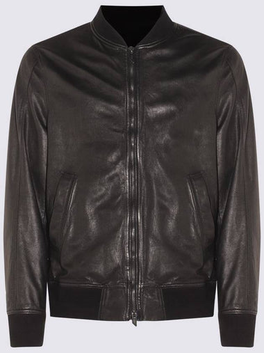 Salvatore Santoro Black Leather Jacket - SALVATORE SANTORO - BALAAN 1