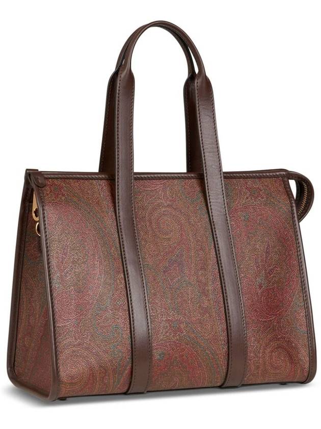 Paisley Medium Shoulder Bag Brown - ETRO - BALAAN 5