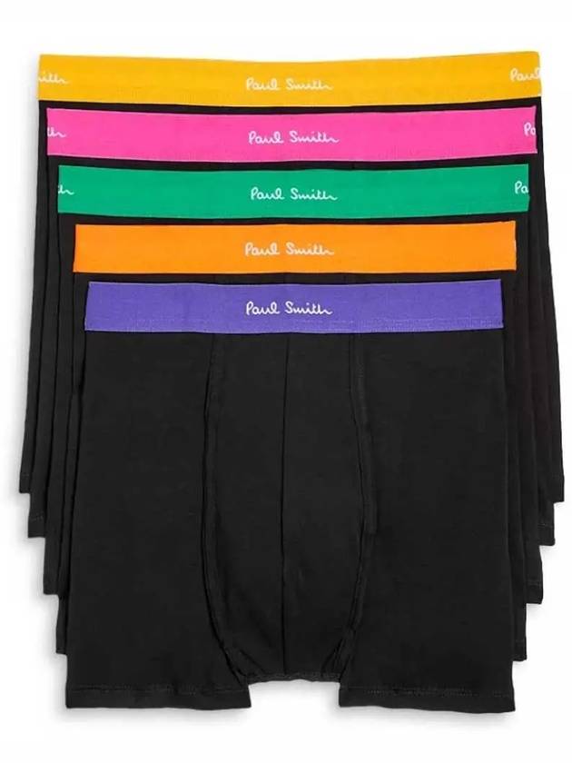 Paul Smith Set Logo Cotton Blend Boxer Briefs Drawn Black - PAUL SMITH - BALAAN 1