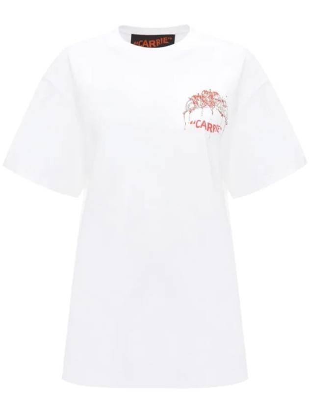 Carry Logo Cotton Short Sleeve T-Shirt White - JW ANDERSON - BALAAN.