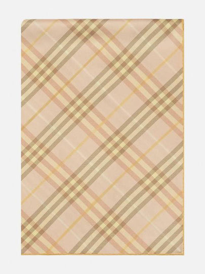 Check Silk Scarf Tea Cup - BURBERRY - BALAAN 2