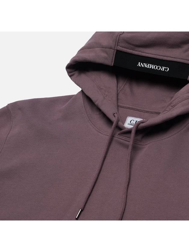 Diagonal Raised Fleece Lens Hoodie Purple - CP COMPANY - BALAAN 3