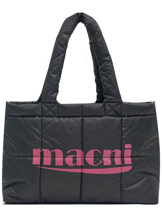 PADDED SHOULDER BAG BLACK - MACNI - BALAAN 1