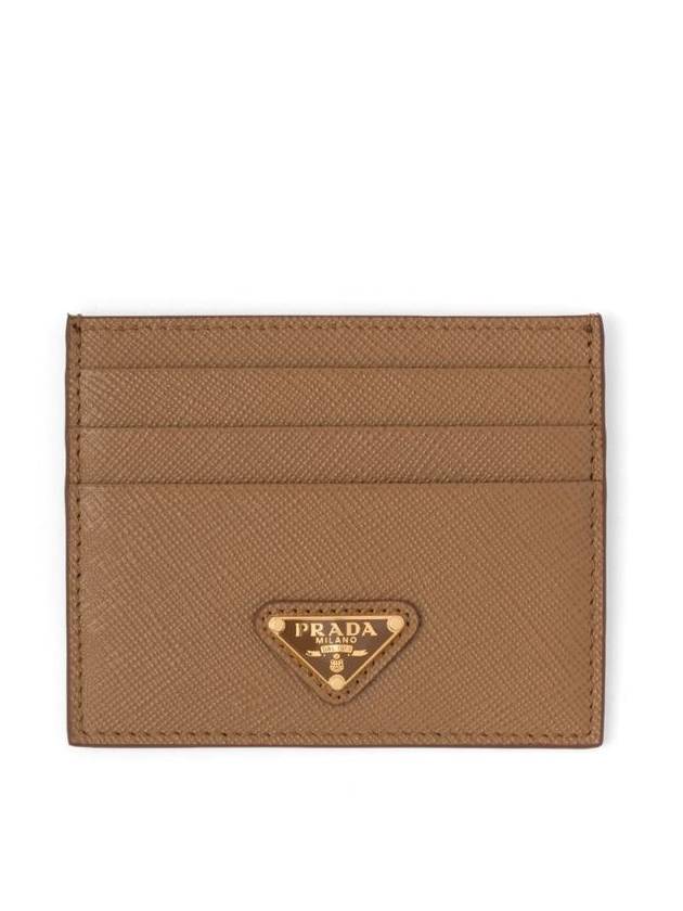 Prada Logo-Plaque Saffiano Leather Cardholder - PRADA - BALAAN 1