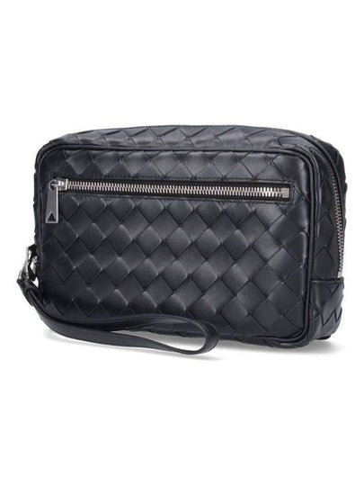 Bottega Veneta Intrecciato Small Pouch With Wristlet - BOTTEGA VENETA - BALAAN 2