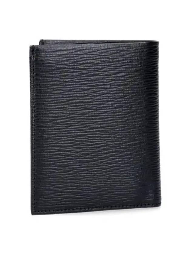 Revival Gancini Compact Half Wallet Black - SALVATORE FERRAGAMO - BALAAN 4