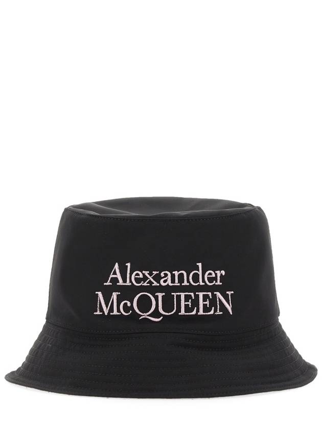 Logo Reversible Bucket Hat Black - ALEXANDER MCQUEEN - BALAAN 2