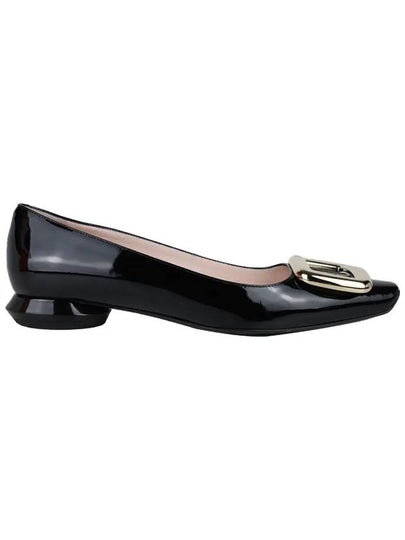 Viv Shock Metal Buckle Ballerina Flats 37 - ROGER VIVIER - BALAAN 2