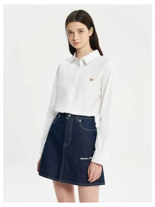 Women s Fox Classic Shirt Blouse Southern White Domestic Product GM0024022387306 - MAISON KITSUNE - BALAAN 1