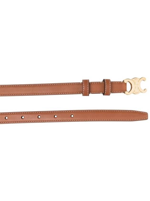 Small Triomphe Belt Tan - CELINE - BALAAN 5