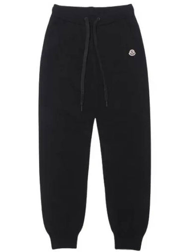 logo patch knit training pants - MONCLER - BALAAN 1