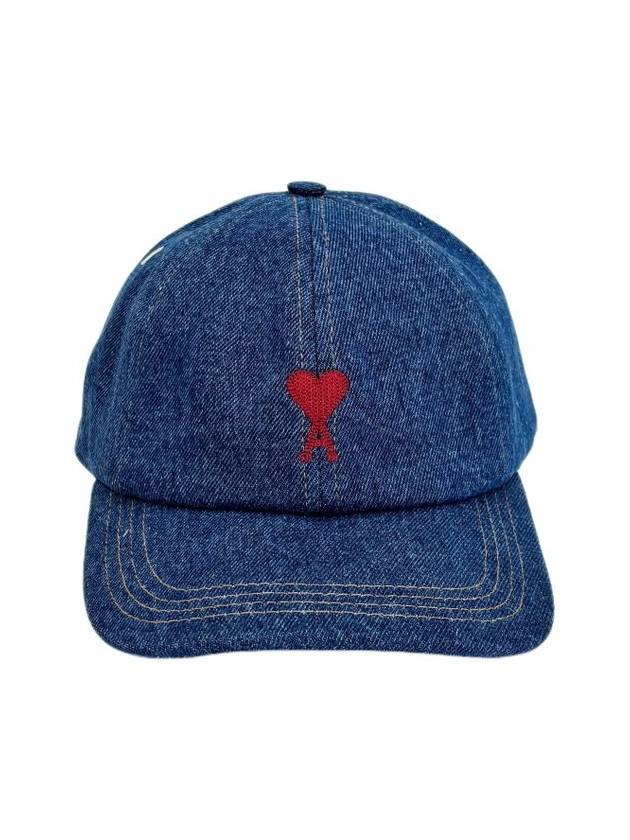 24SS Heart Logo Cap UCP006 480 - AMI - BALAAN 3