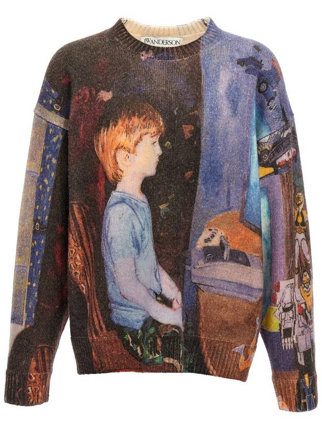 JW Anderson 'Computer' Print Sweater - JW ANDERSON - BALAAN 1