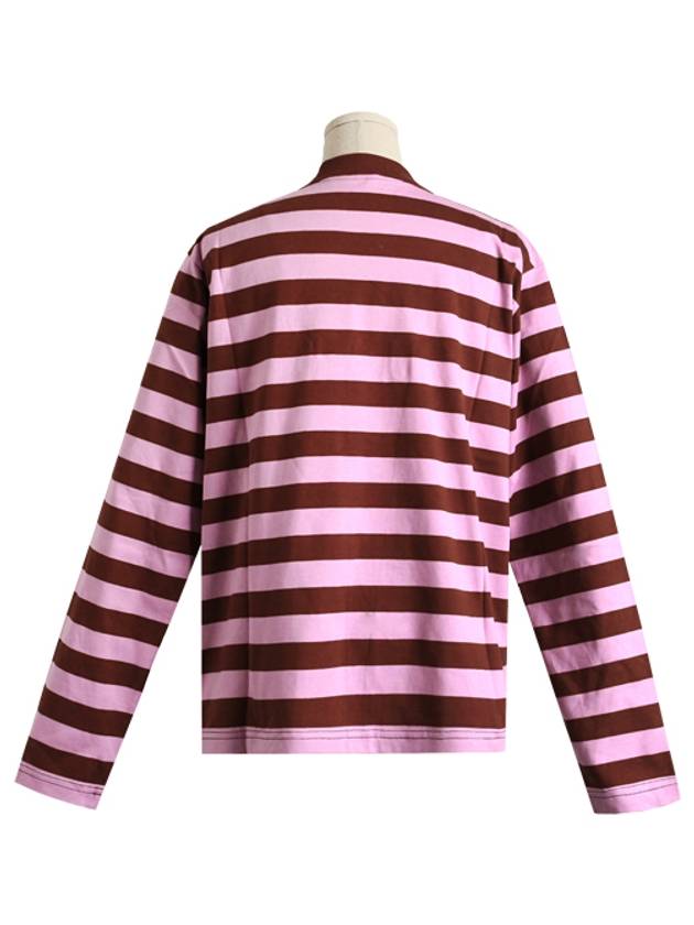 logo striped long sleeve t-shirt burgundy - SUNNEI - BALAAN 3