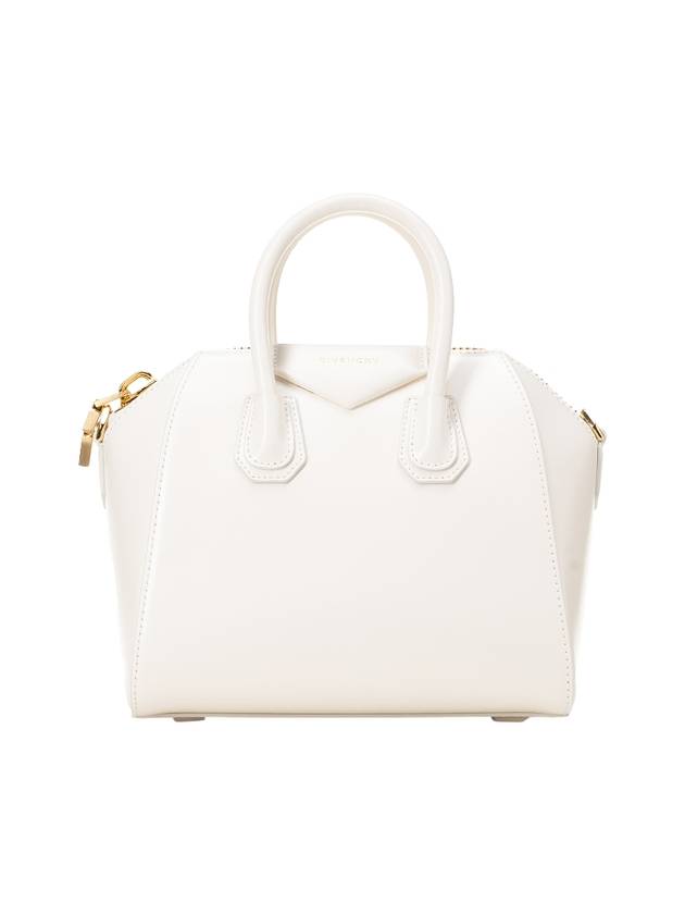 Antigona Leather Mini Tote Bag Ivory - GIVENCHY - BALAAN 1