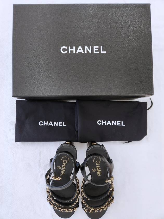 CC Chain Strap Sandals G32883 Condition A - CHANEL - BALAAN 10