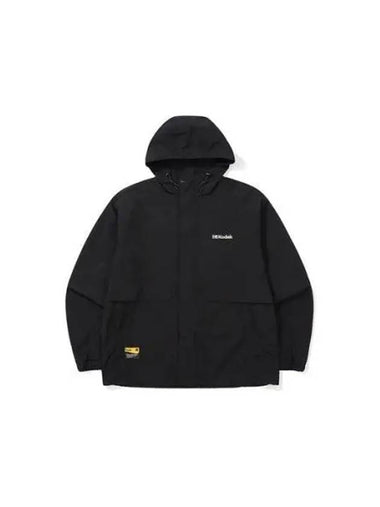 KODAK Apparel woven semi overfit hooded jacket BLACK - KODO - BALAAN 1