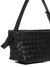 Intrecciato Tie Mini Shoulder Bag Black - BOTTEGA VENETA - BALAAN 4