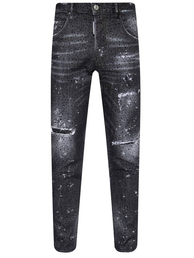 Men's Skate Jeans Black - DSQUARED2 - BALAAN 1