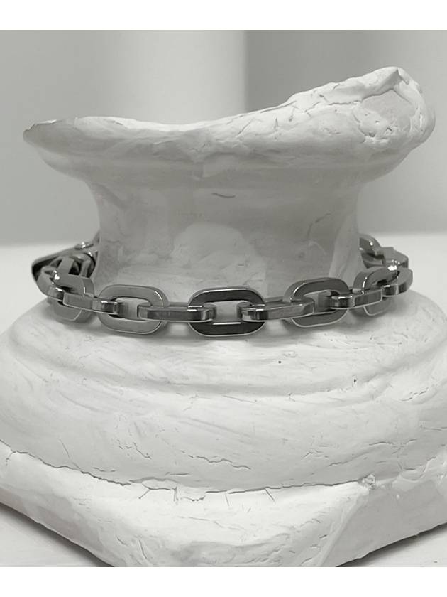 SS 7mm Ellipse Chain Bracelet - BLESSED BULLET - BALAAN 1