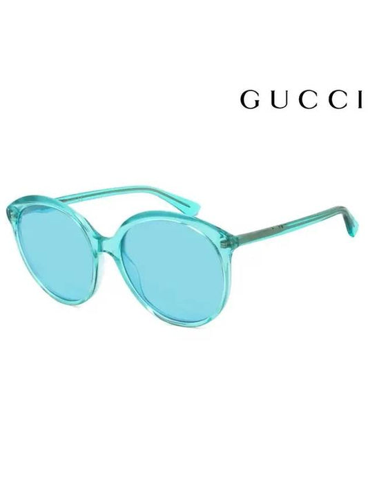 Eyewear Round Acetate Sunglasses Light Blue - GUCCI - BALAAN 2